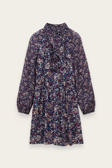 BLUE FLORAL DRESS
