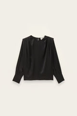 TOP IN RASO NERO