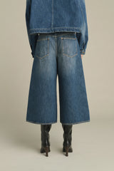 BERMUDA OVER IN DENIM SLAVATO