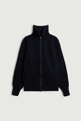 CARDIGAN IN LANA NAVY