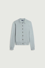 POLO CARDIGAN IN MERINO WOOL