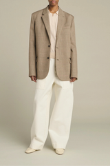 OVERSIZED PRINCE OF WALES BLAZER