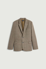 OVERSIZED PRINCE OF WALES BLAZER