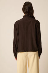 PLUM BOMBER JACKET