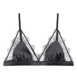 ANTHRACITE LACE BRA