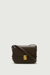KHAKI LEATHER BAG