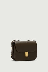 KHAKI LEATHER BAG