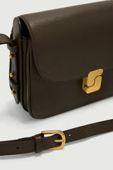 KHAKI LEATHER BAG