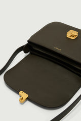 KHAKI LEATHER BAG