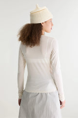 T-SHIRT OFF WHITE MANICA LUNGA
