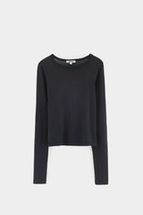 T-SHIRT BLACK MANICA LUNGA