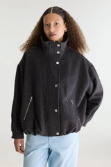 RELAXED WOOL BLEND JACKET