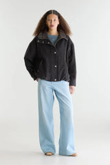 RELAXED WOOL BLEND JACKET