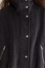 RELAXED WOOL BLEND JACKET