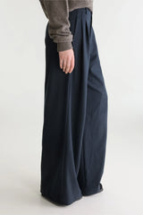 pants MICRO CHECK NAVY