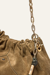 BORSA IN SUEDE KAKI