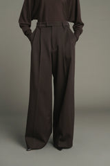 PANTALONE SARTORIALE IN GABARDINA DI LANA