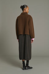 BOXY CHOCOLATE JACKET