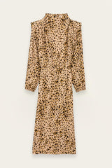 PRINTED MIDI DRESS