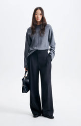 PANTALONE SARTORIALE IN GABARDINA DI LANA
