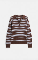 POLO A RIGHE IN LANA