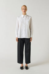 PANTALONE CON PIEGHE NERO