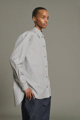 cotton shirt OVERSIZE ANTHRACITE