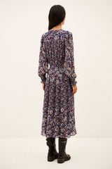 FLORAL MIDI DRESS