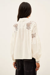 ECRU LACE SHIRT