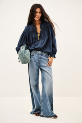 ECRU EMBROIDERED SHIRT