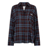 CAMICIA A QUADRI A MANICHE LUNGHE