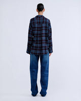 CAMICIA A QUADRI A MANICHE LUNGHE