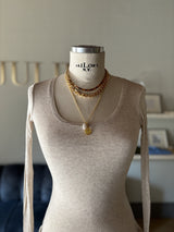 Long sleeve cotton t-shirt
