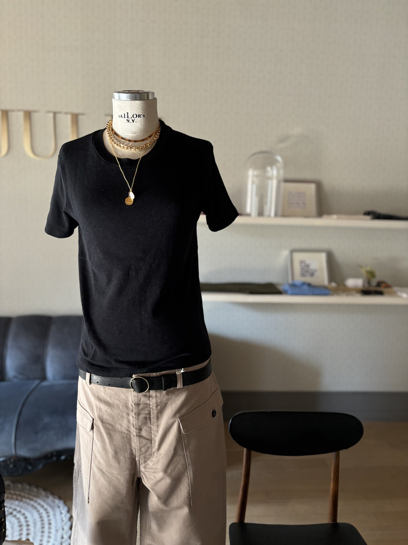short sleeve round neck T-shirt
