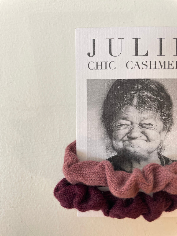 Scrunchies in Cashmere Cipria