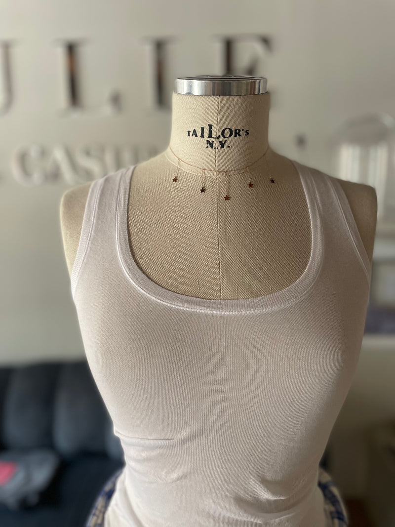 Débardeur de gaze en coton