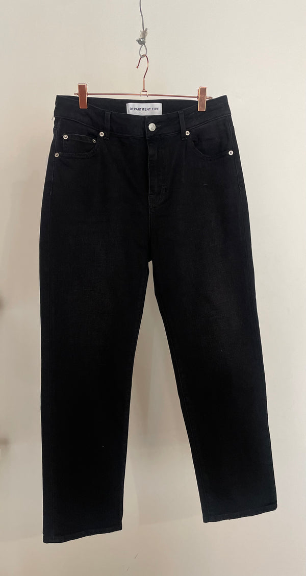 Jeans 5 tasche vestibilità regolare, colore nero