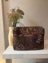 Pochette in cotone trapuntato