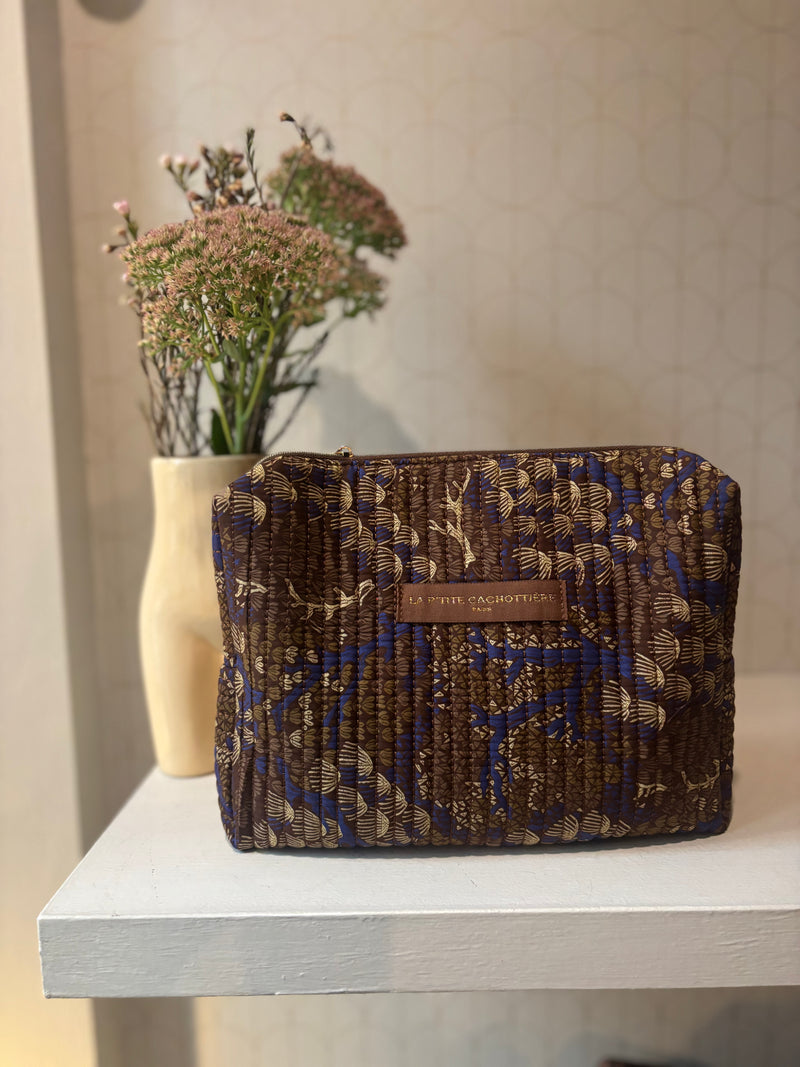 Pochette in cotone trapuntato