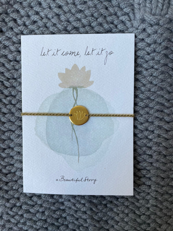 Copy of the Let it bracelet as, let it go.