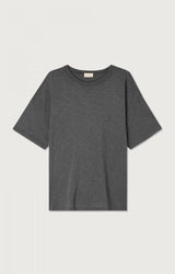 T-shirt girocollo manica corta jersey fiammato