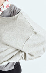 Cropped sweatshirt