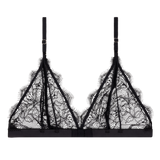 BLACK LACE BRA