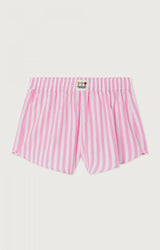 Pink striped shorts