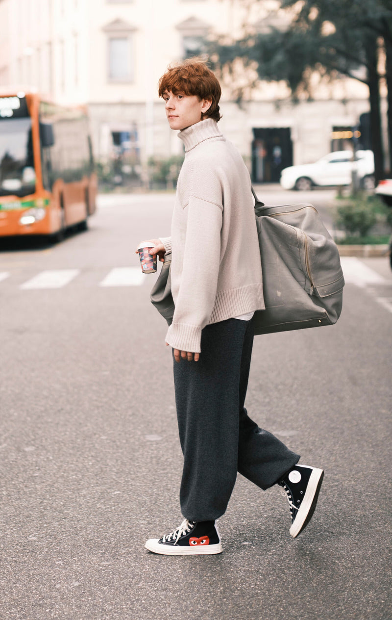 ELKE I Pantalone jogging in cashmere