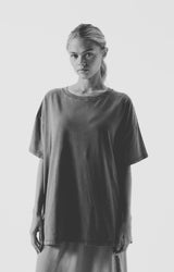 Oversize round neck t-shirt