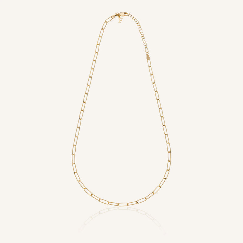 Collier en or 'clip'