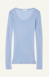 T-shirt garza girocollo