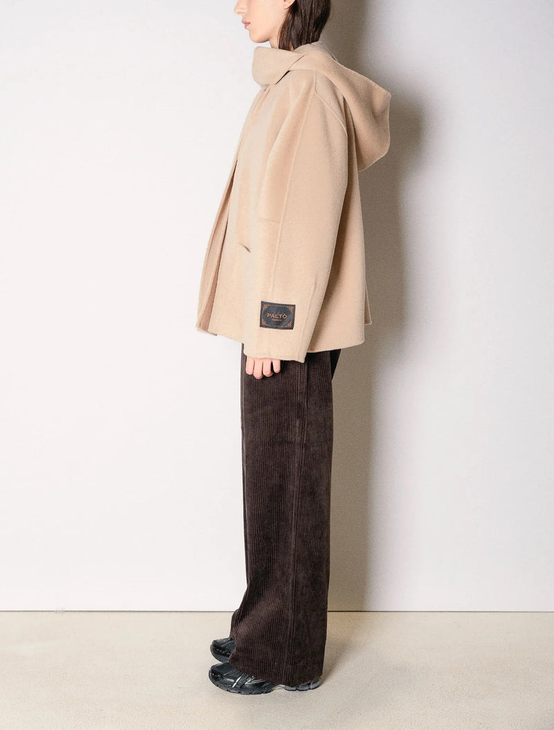 Cappotto corto in lana