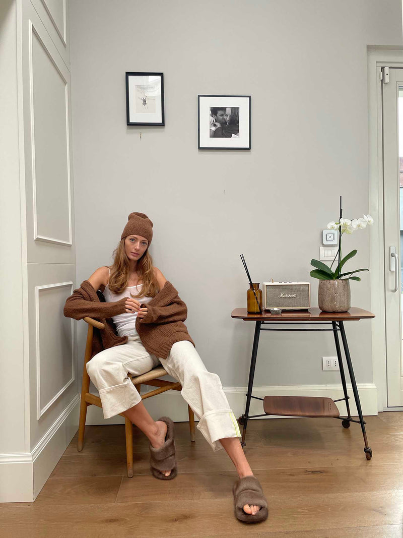 Cappello bouclè Knit